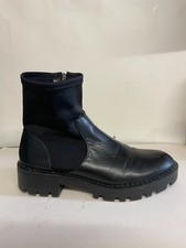Zara Black Leather Chelsea