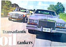 MERCEDES 300D W123 CADILLAC SEVILLE DIESEL ORIGINAL CLASSIC CAR ROAD TEST REVIEW