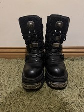 New Rock Leather Spike Gothic