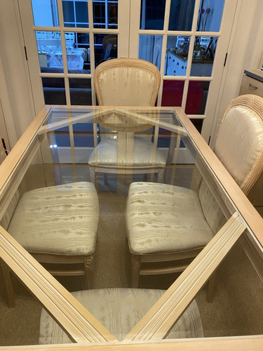Lime wash oak and glass - lime,