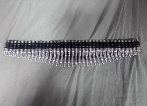 Real bullet belt silver - real,
