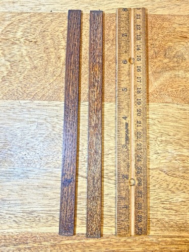 Old clock wooden - trim, parts