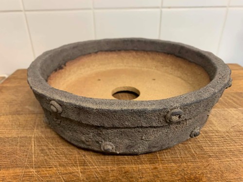 Handmade bonsai pot 23cm - bonsai,