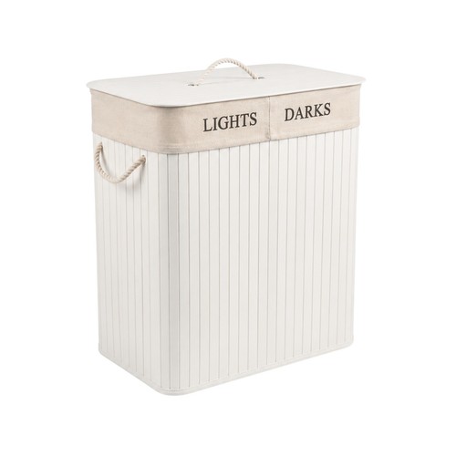 Bamboo laundry basket - bamboo,