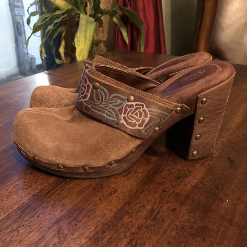 Vtg scholls block heel - vtg,