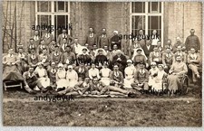 REAL PHOTO POSTCARD BLIGHMONT HOUSE SOUTHAMPTON MILITARY HOSPITAL WW1 SOLDIER