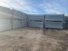 Used Heavy duty Heras style round top anti climb temp. fence panel @ £18.50 each