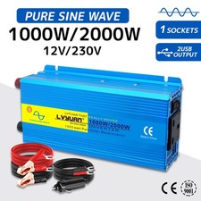 1000W 2000W Pure Sine Wave