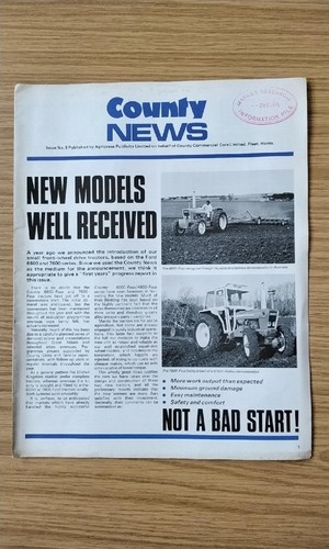 County tractors news issue - tractors,