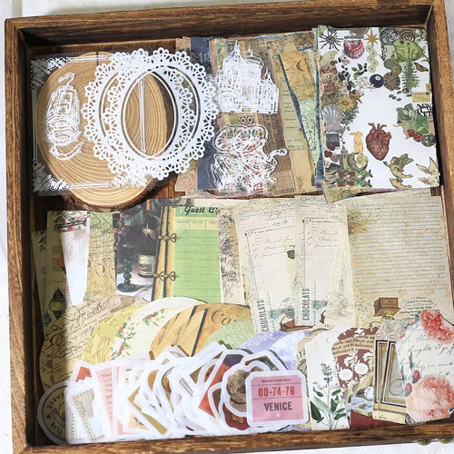 Vintage scrapbooking supplies - vintage,