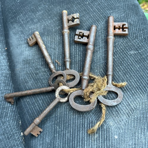 Antique cast iron skeleton - antique,