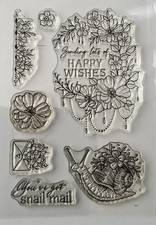 Woodware stamps Floral