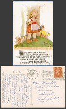 MABEL LUCIE ATTWELL 1952 Old Postcard Ever Heard Fairies Flutter of Wings? 1868
