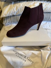 Sargasso & Grey Burgundy Suede