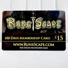 RuneScape Old School Card Merchandise Video Game OSRC Merch Vintage Collectables