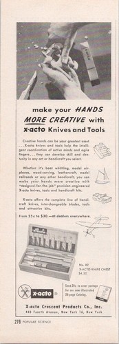 Vintage acto knives tools - knives,