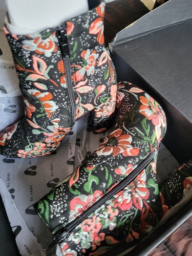 Embroidered floral ankle - embroidered,