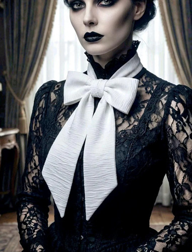 White crinkle cotton cravat - cotton,