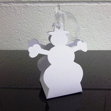 White Snowman Favour Box