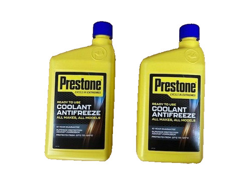 Prestone coolant - x,