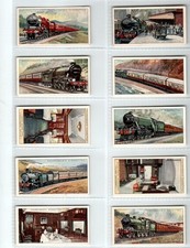 Churchman's Famous Railway Trains 1929 Full Set 25 Cigarette Cards