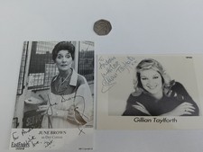 Eastenders hand signed cast cards x 49 All Dedicated To Andrew 1980s & 1990s