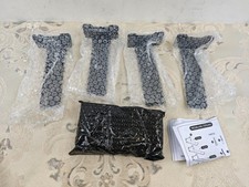 Yeabett 4 Pack Shelf Brackets 15cm, Heavy Duty Wall Brackets, 75kg Load Capacity