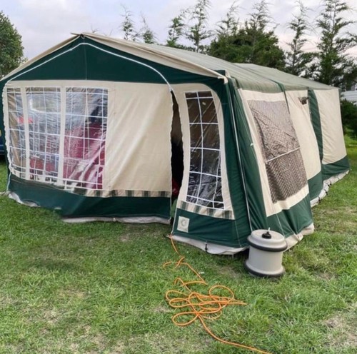 Large trailer tent with - tent,