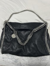 Stella McCartney Fabalella Chain Shoulder Bag Black.