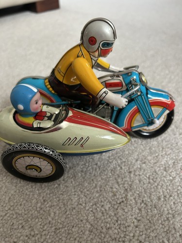 Vintage motor cycle and side - motor,