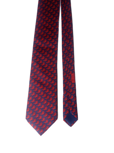 Hermes paris silk tie - tie, blue