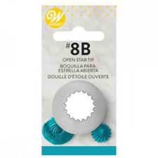 Open Star Tip 8B Nozzle Cake