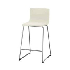 Creamy White  IKEA Bernhard Mezzo Breakfast Bar Kitchen Barstool