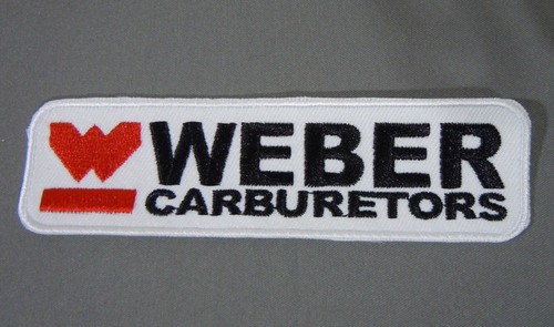 Weber carburetors embroidered - weber,