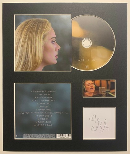Adele signed autographed - -,