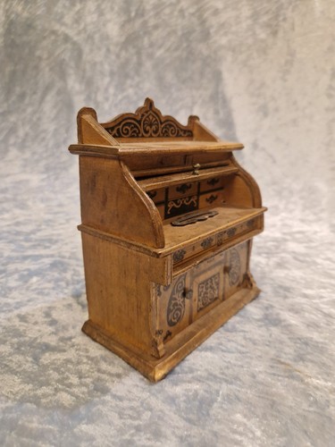Victorian miniature bureau - victorian,