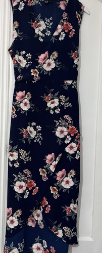 Izabel london navy floral wrap - izabel,