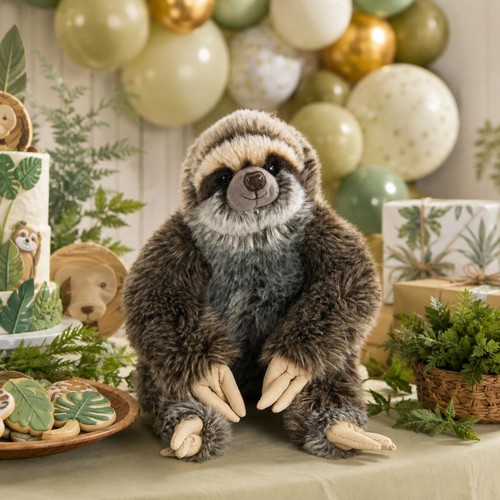 Large sloth plush - plush, toy