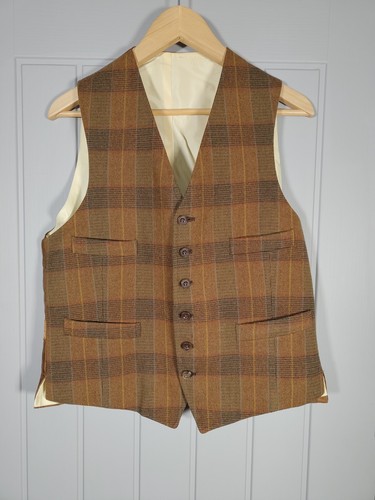 Vintage mens brown - brown, wool