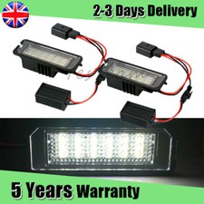 2x For VW GOLF MK4 MK5 MK6 MK7 Seat LED Number License Plate Light Lamp ✅UK SHIP