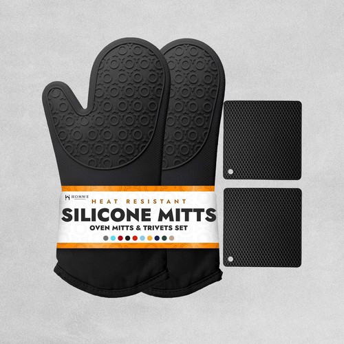 Homwe silicone oven mitts - homwe,