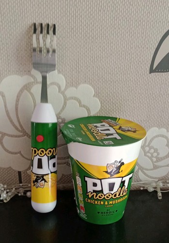 Pot noodle chicken - &, mushroom