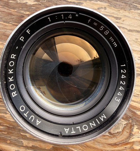 Minolta auto rokkor 58mm - rokkor-pf,
