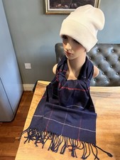 Mountain Warehouse Beanie And Unbranded Blue Checked Scarf