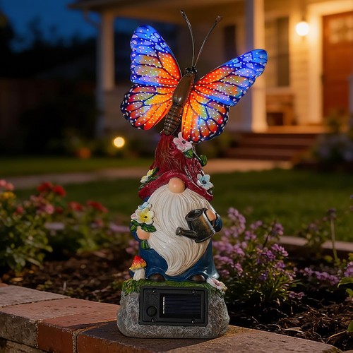 Garden gnome statues - garden,