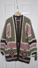 Hand knitted Crochet Cardigan