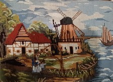 Large Vintage Gobelin wandbild