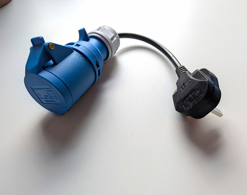 Power inlet pin plug - power, lead