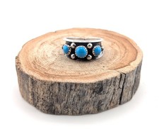 Navajo turquoise stone band - navajo,