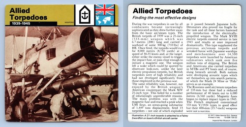 Allied torpedoes 1939 - -, 1939-45